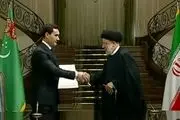 ایران و ترکمنستان 13 سند همکاری امضاء کردند