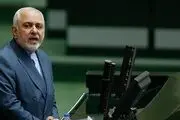حضور ظریف در فراکسیون مستقلان مجلس 