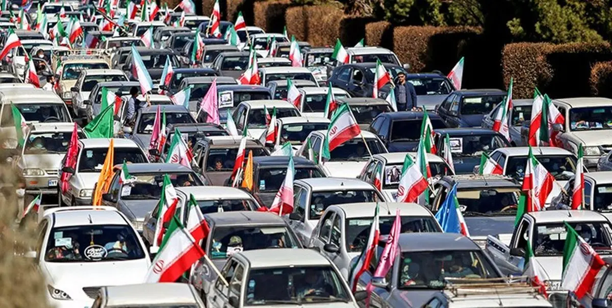 مسیرهای 12 گانه مراسم یوم الله ۲۲ بهمن