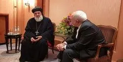 دیدار رئیس کلیسای ارتدوکس سوریه با ظریف
