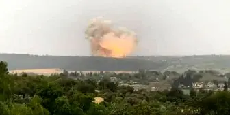 انفجار مهیب در کارخانه صنایع موشکی رژیم صهیونیستی+فیلم