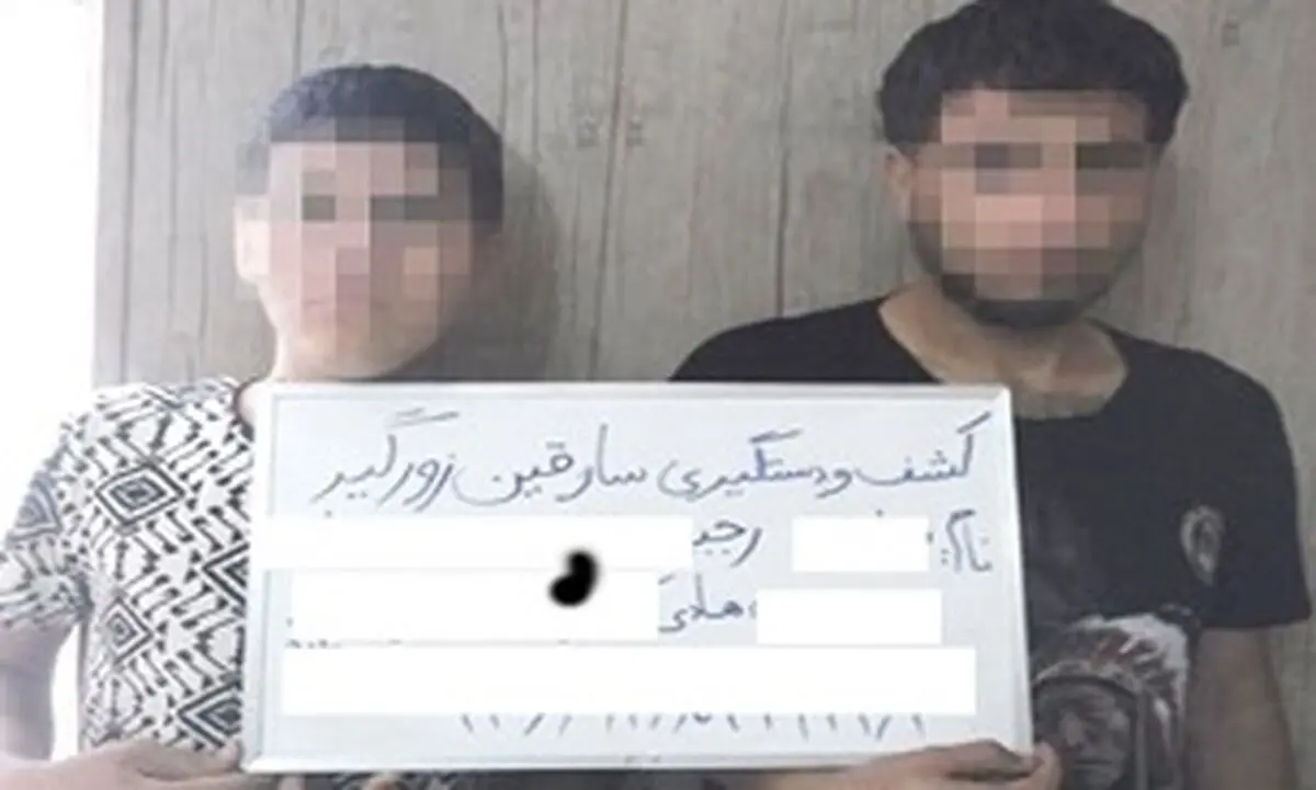 دو نوجوان عاملان زورگیری از اتباع افغان