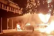 انفجار و آتش سوزی در پایتخت ونزوئلا