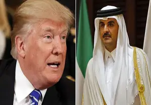گفتگوی تلفنی ترامپ با امیر قطر درباره ایران