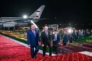 استقبال خاص از پوتین در فرودگاه دوشنبه/فیلم
