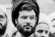 دیدار شهید سید حسن نصرالله با حاج سید احمد خمینی +فیلم