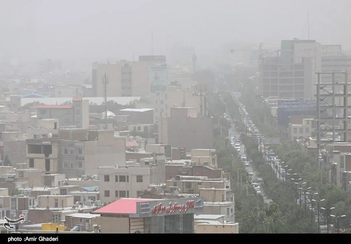 آسمان استان کرمانشاه اواخر غبارآلود میشود