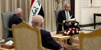 پیام مکتوب محمود عباس در دستان وزیر خارجه عراق  