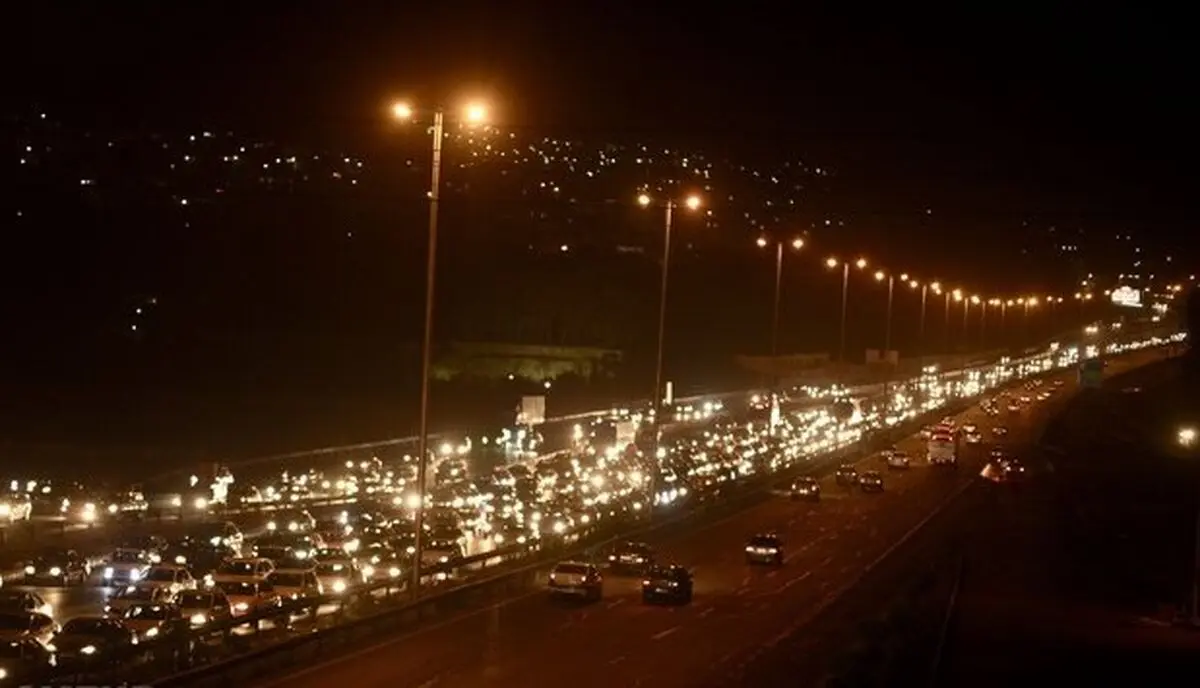 ترافیک در محورهای 9 گانه/ترافیک سنگین در جاده کرج و هراز
