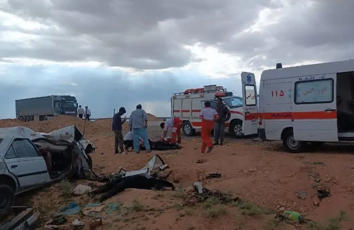 سوانح رانندگی قم با سه کشته