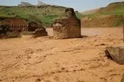 سیل به آثار تاریخی ایلام هم رحم نکرد