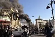 آتش سوزی در موکب هیئت ریحانة النبی (س) در تجریش