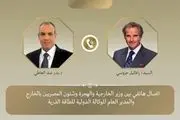 تماس تلفنی مهم وزیر خارجه مصر با گروسی