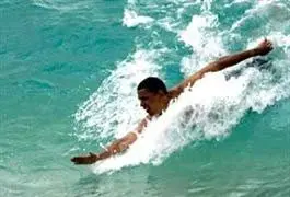 شنا کردن اوباما در خلیج مکزیک