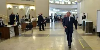 استقبال پوتین از رأی مثبت مردم روسیه 