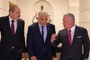 لاپید دست به دامن شاه اردن شد