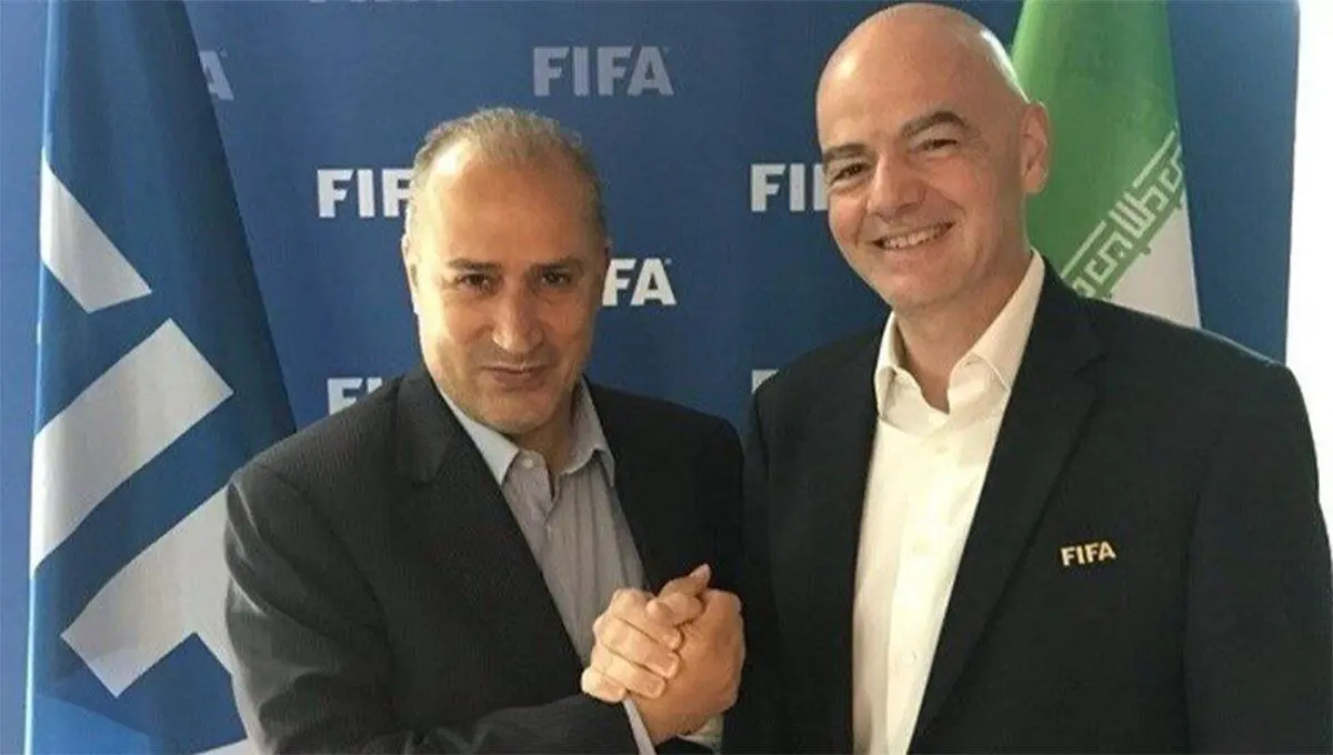 زمان دیدار دبیرکل فیفا با مهدی تاج مشخص شد