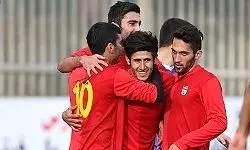 برتری تیم ملی زیر ۲۲ سال ایران مقابل کره‌جنوبی