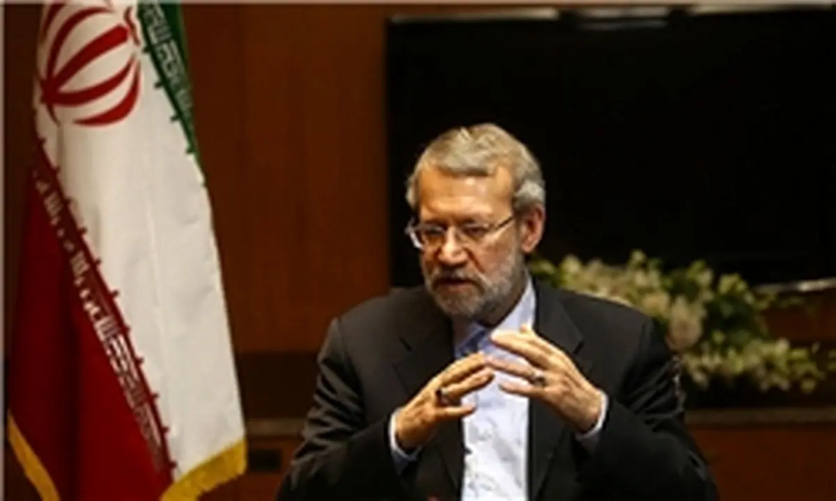 دیدار رئیس مجلس سنای فرانسه با لاریجانی