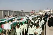 پیکر‌ ۵۵ شهید از مرز شلمچه وارد کشور شد
