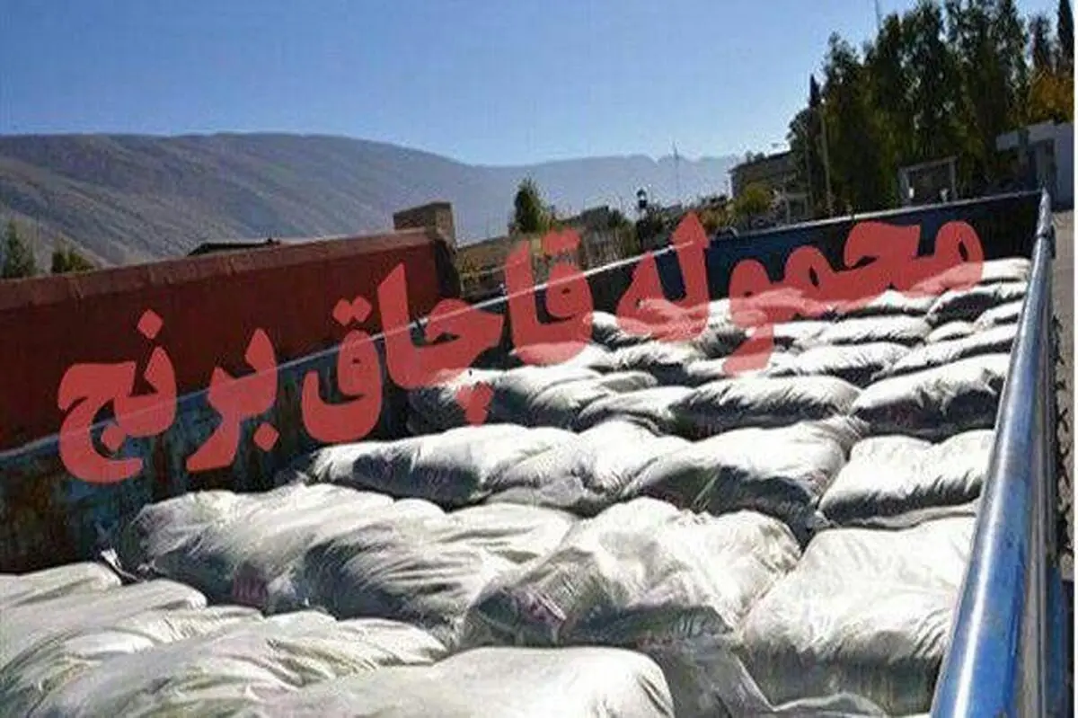 کشف ۲۴ تن برنج قاچاق