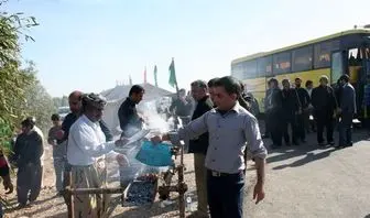 مهمان‌نوازی ایلامی‌ها در بازگشت زوار