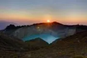  دریاچه‌ای زیبا در ارتفاعات مرزن‌آباد/ عکس