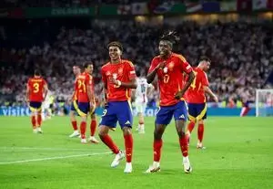 صعود مقتدرانه اسپانیا با گلباران گرجستان