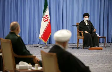 دیدار دست‌اندرکاران مراسم سالگرد شهید سلیمانی با رهبر معظم انقلاب اسلامی