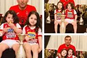 پدران فوتبالیست ایرانی به همراه فرزندانشان /عکس