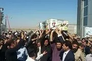 پیکر مطهر شهید محمدقاسم نظری وارد کرمان شد + عکس