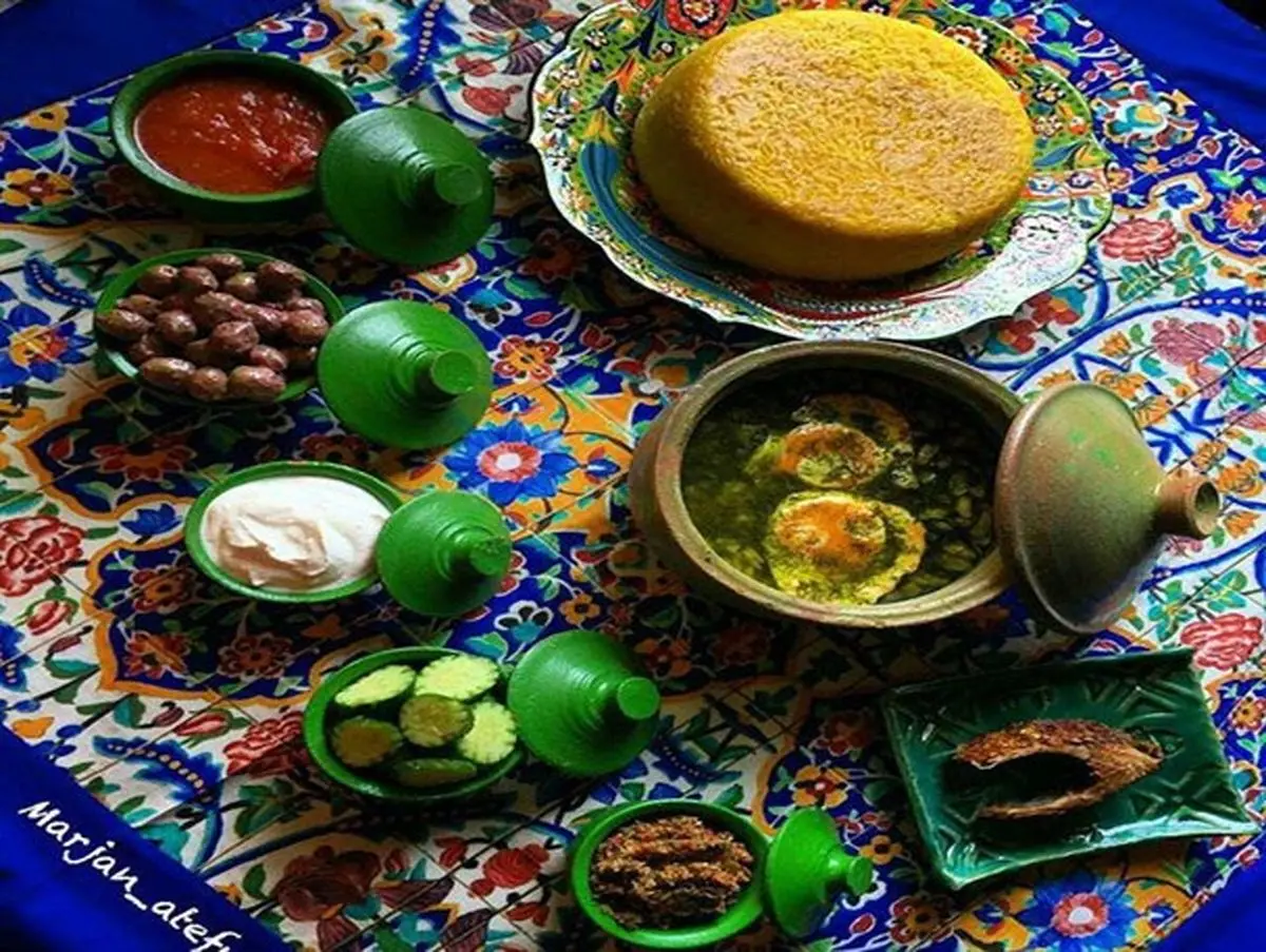 گلچینی خوشمزه از انواع غذاهای گیلانی