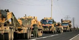 ارسال خودروهای جنگی به سوریه توسط ترکیه
