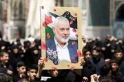 قاب ماندگار امروز از رهبرانقلاب در تشییع هنیه+عکس