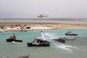 لنج باری ایرانی در دبی غرق شد