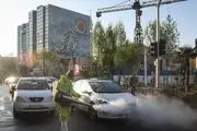 رزمایش پدافند زیستی در میدان ولیعصر(عج)/ گزارش تصویری
