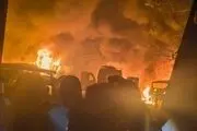 وقوع انفجاری بزرگ در یک مرکز پلیس/فیلم