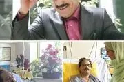 دعای آقای مجری برای سلامتی «بهروز مقدم»/ عکس