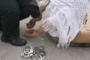 دستگیری موتورسواربه اتهام حمل اسلحه وسکه‌های تقلبی
