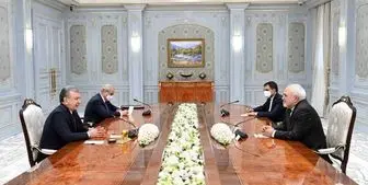 دیدار وزیر امور خارجه با رئیس جمهور ازبکستان