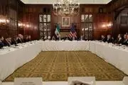 دیدار الجولانی با اعضای اتاق بازرگانی آمریکا