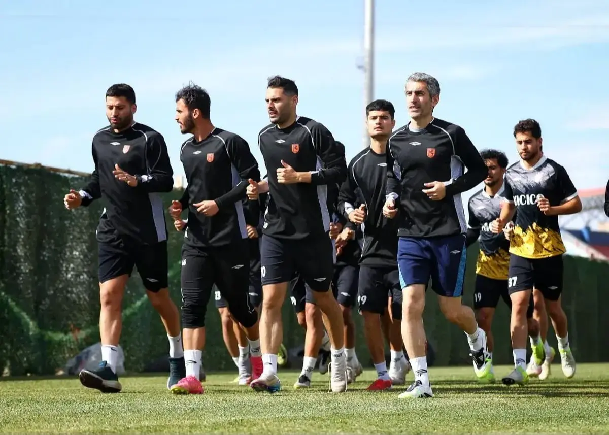 تمرین شاگردان جباری کلید خورد