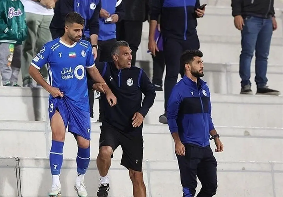 حمله مدافع استقلال به پرسپولیسیها