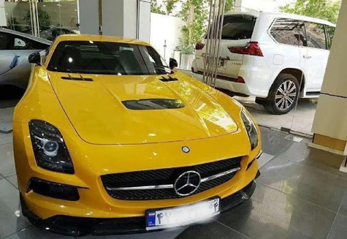 تجهیزات و ویژگی های فنی بنز sls  به قیمت 40میلارد تومان