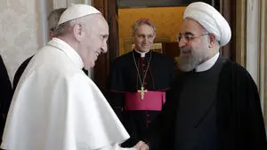 روحانی به پاپ فرانسیس پیام تبریک داد