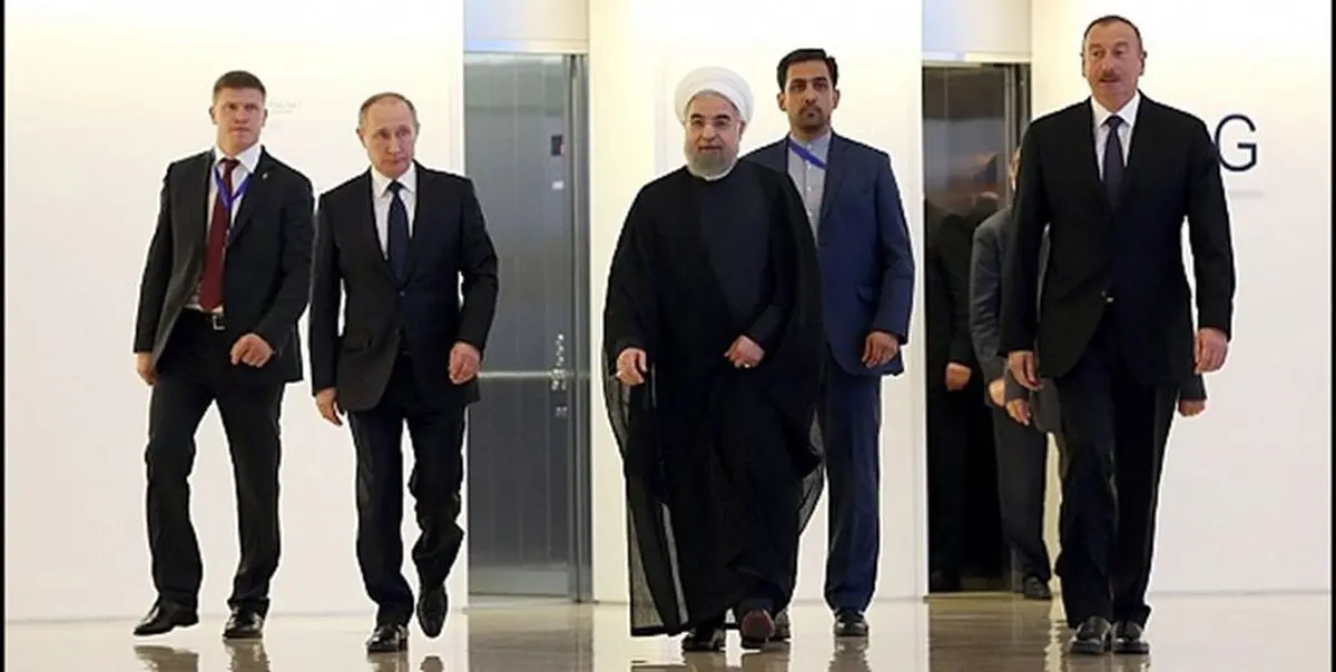 روحانی، پوتین و علی اف برای سومین بار دور هم جمع می شوند