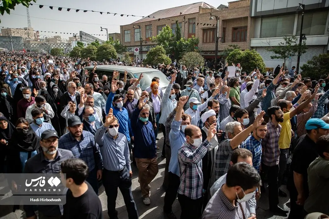 مراسم تشییع پیکر شهید صیاد خدایی/گزارش تصویری