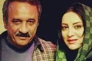 حمیرا ریاضی در آغوش همسرش/ عکس