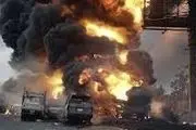 مرگ ۱۴ تن در حادثه آتش‌سوزی اتوبوس