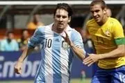 آرژانتین با هت‌تریک مسی بر برزیل چیره شد